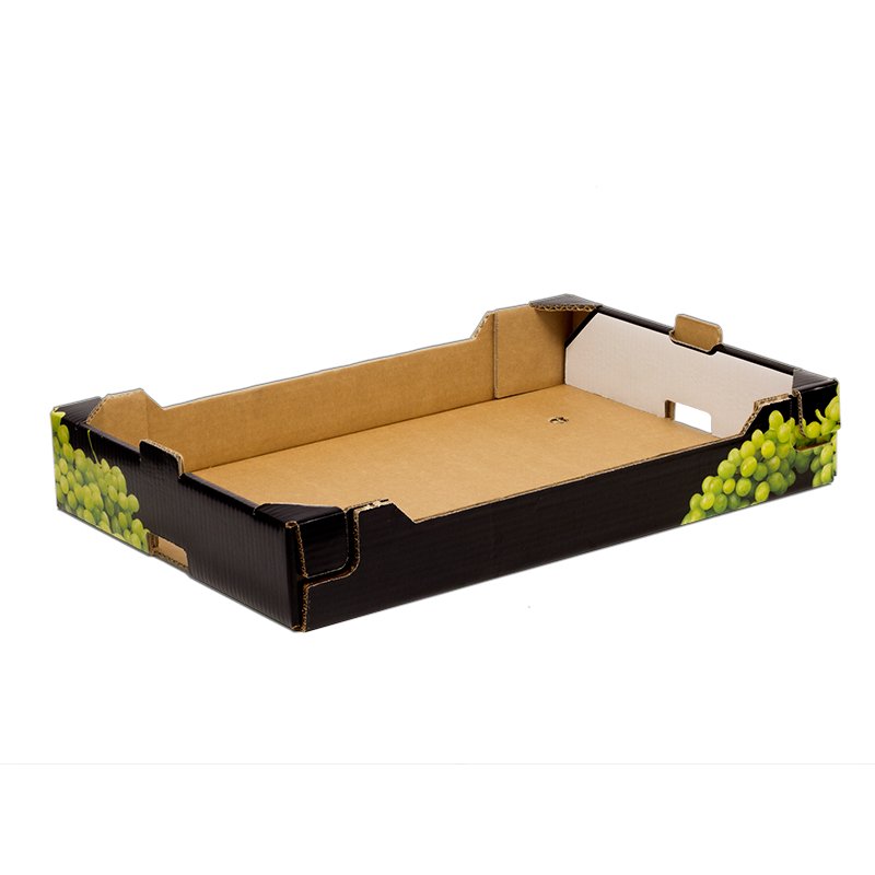 Caja Cartón Troquelada Uva 600X400X90 B005A